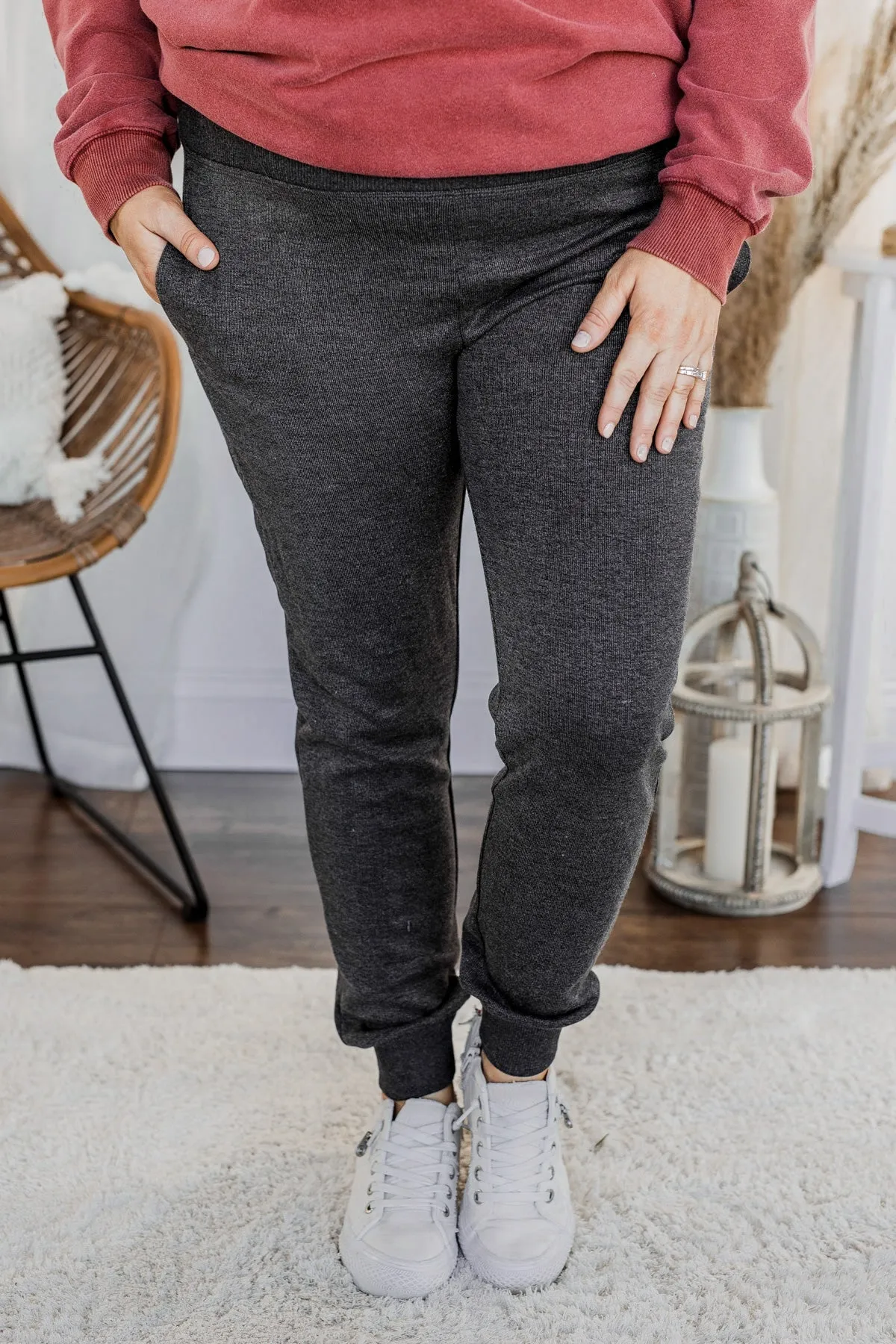 Charcoal Stay-at-Home Sweatpants