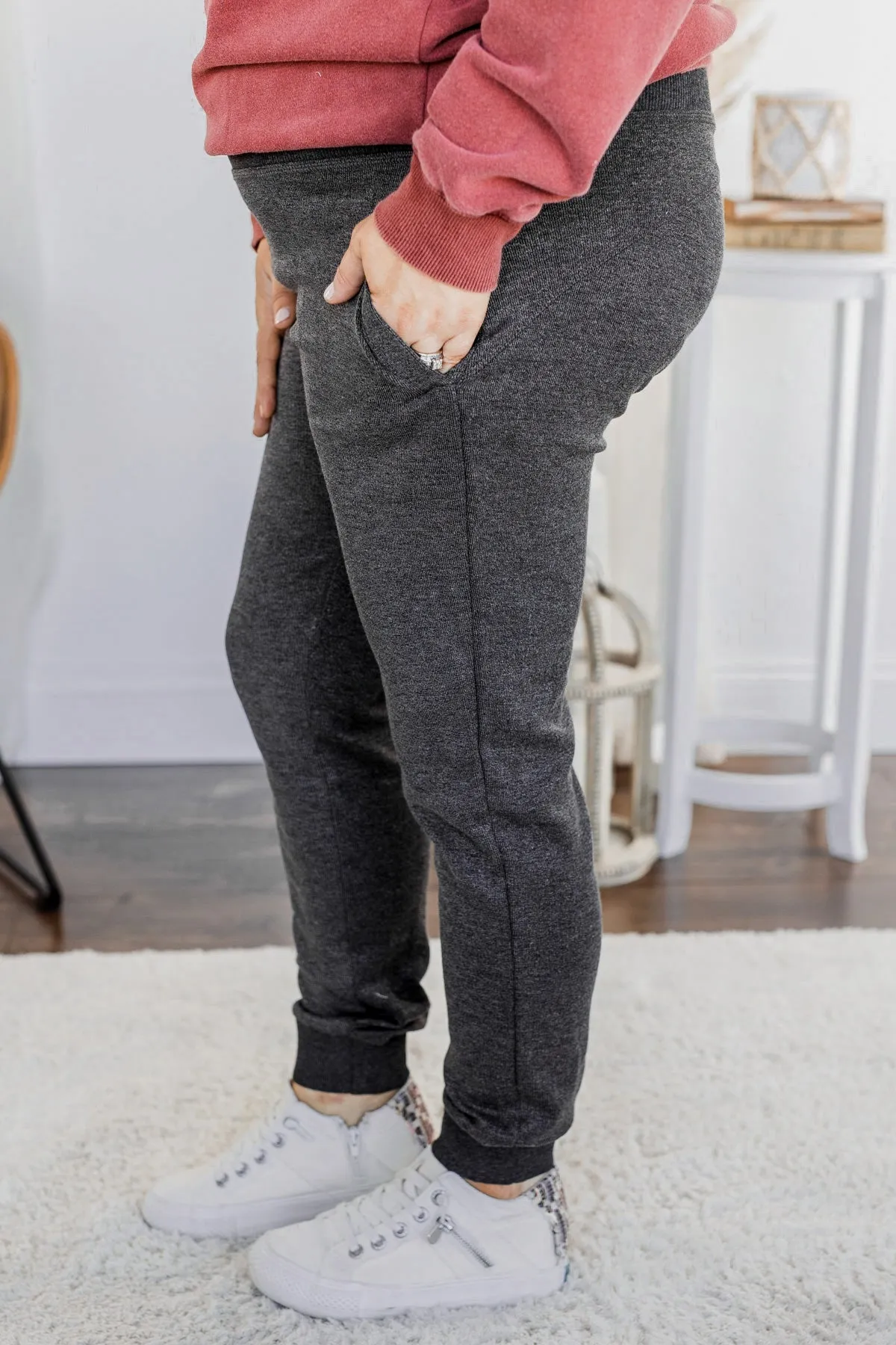 Charcoal Stay-at-Home Sweatpants