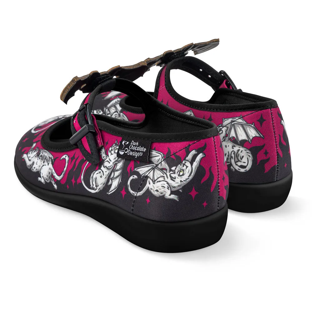 Chocolaticas® The Gargoyle Cats Women's Mary Jane Flat