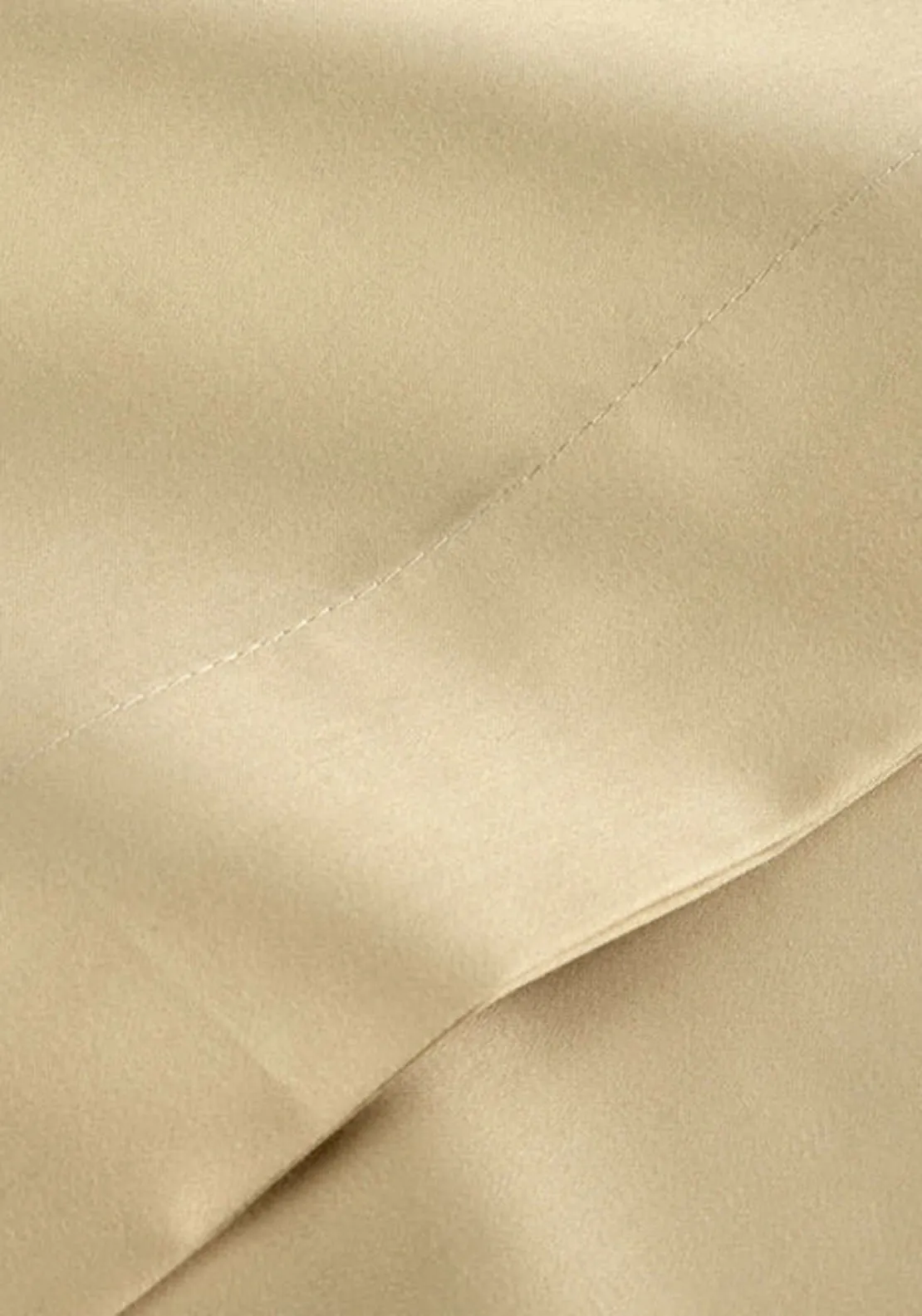 Christy 400TC Sateen Flat Sheet, Gold