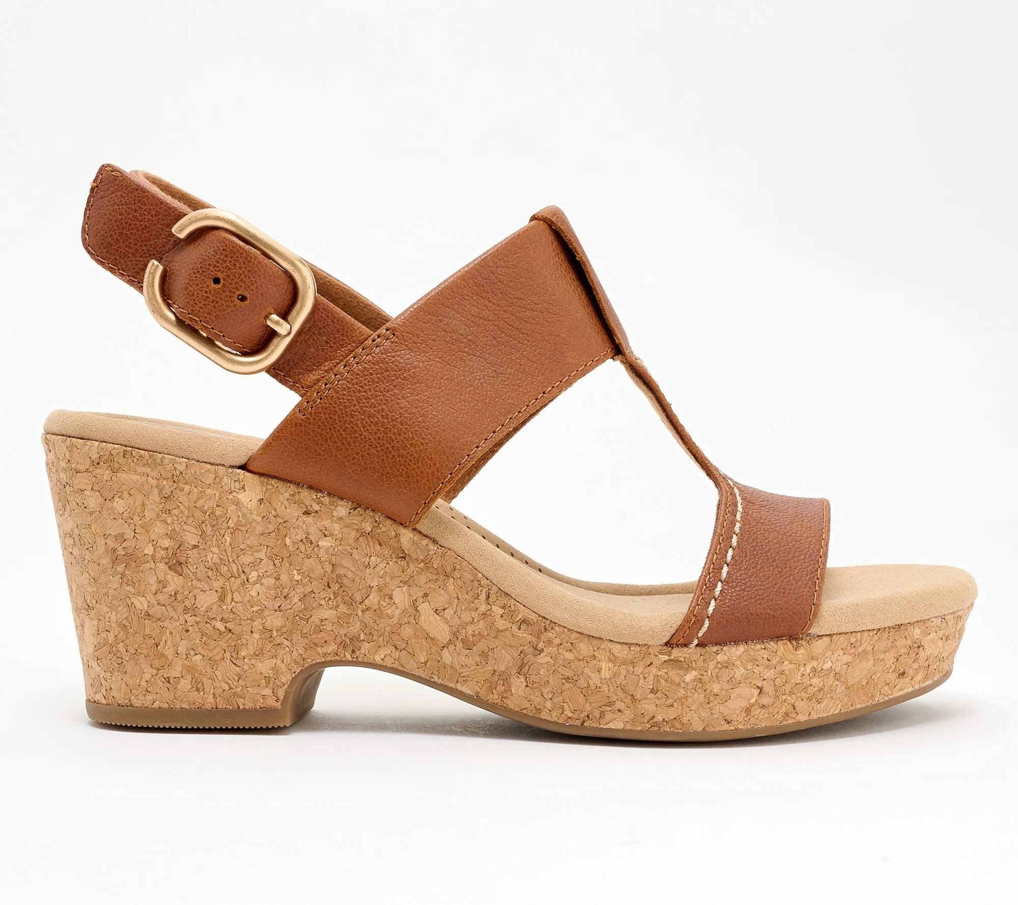 Leather Wedges in Giselle Style by Clarks Collection