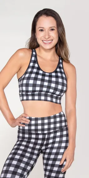 Classic Gingham - Sports Bra