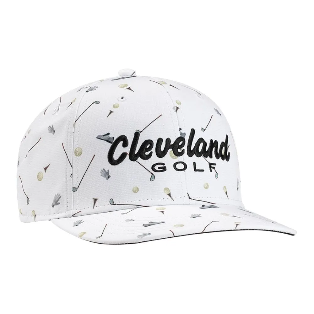 Grey '24 Print Golf Hat by Cleveland