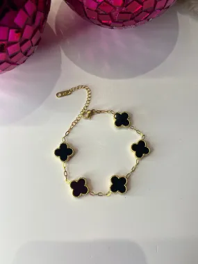 Clover Bracelet - Black