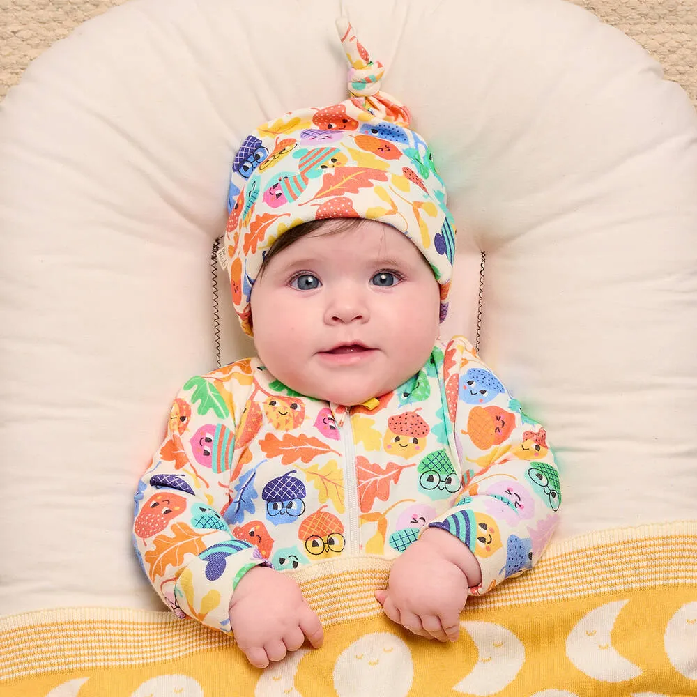 Colourful Babygrow & Hat Set