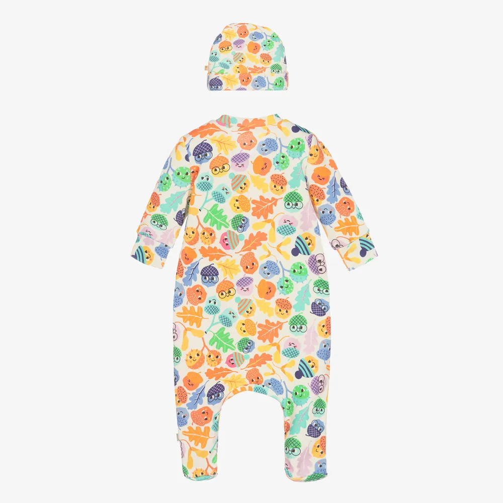 Colourful Babygrow & Hat Set