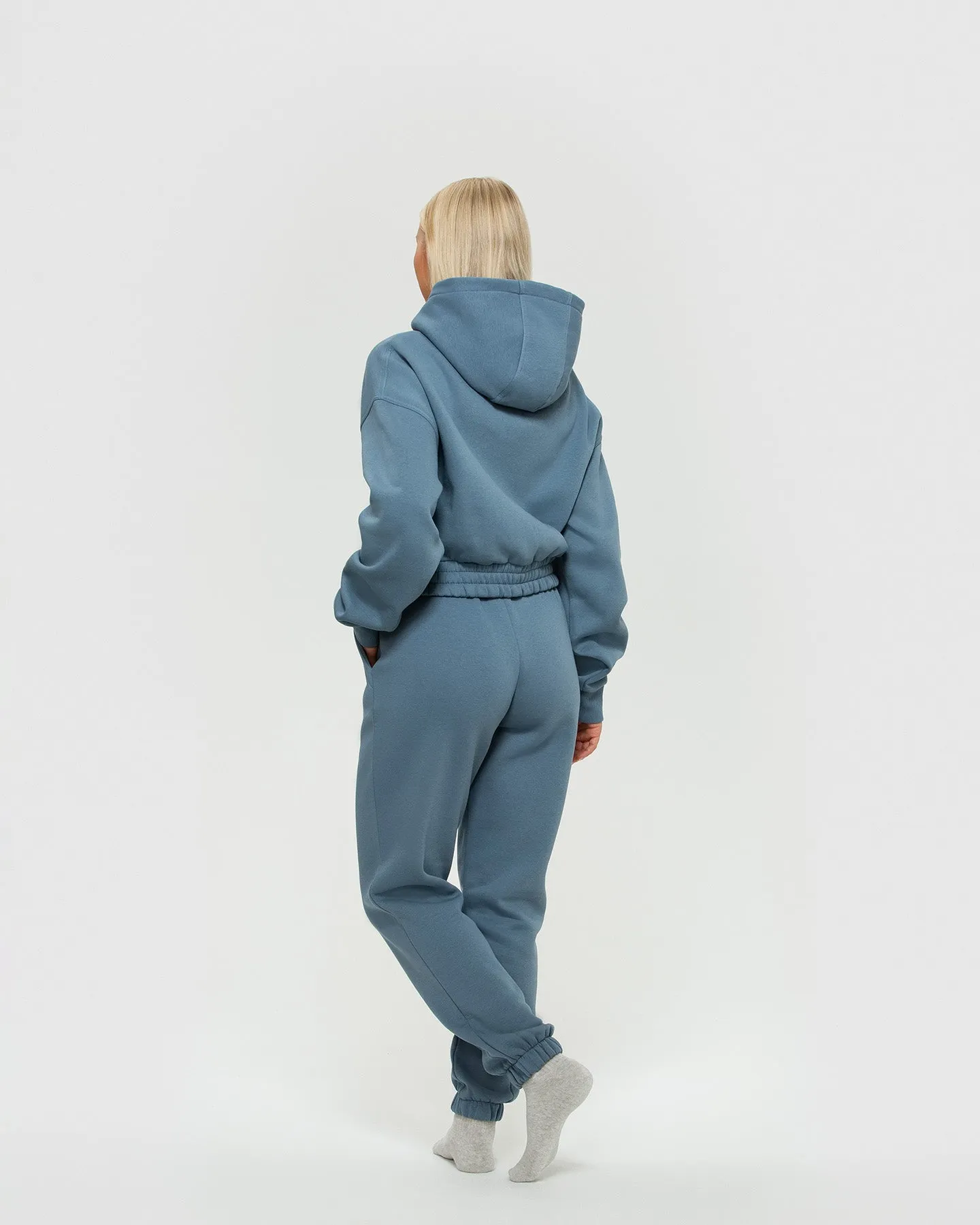 Comfort Oversized Joggers | Smoke Blue