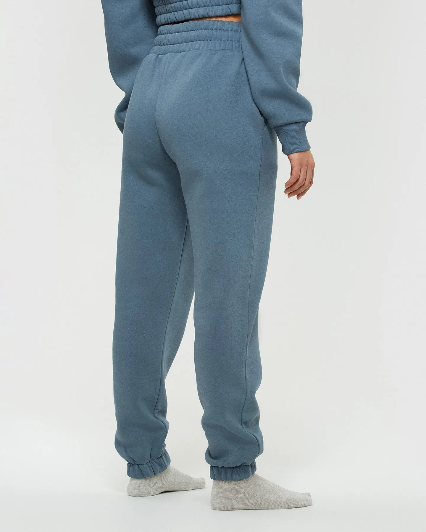 Comfort Oversized Joggers | Smoke Blue