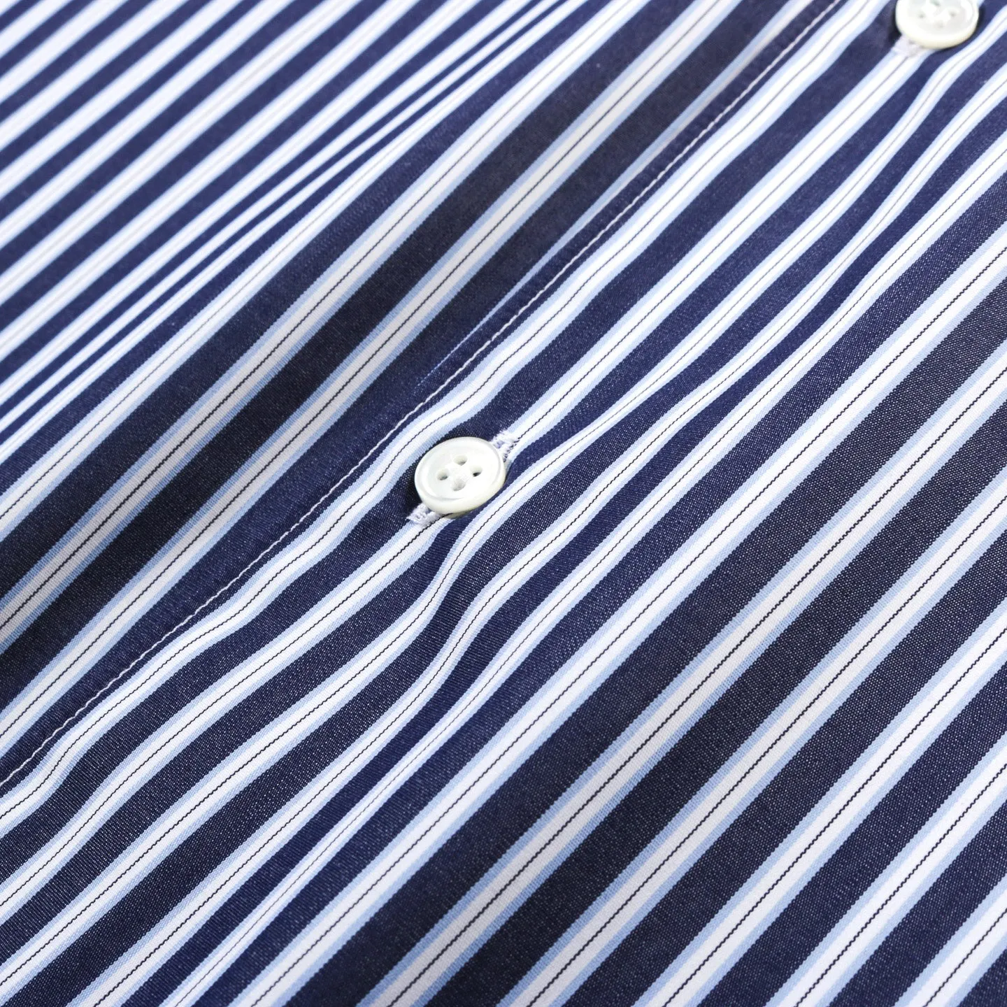 COMME DES GARCONS SHIRT B219 Wide Classic Rounded Collar Stripe 3 - Shop Now