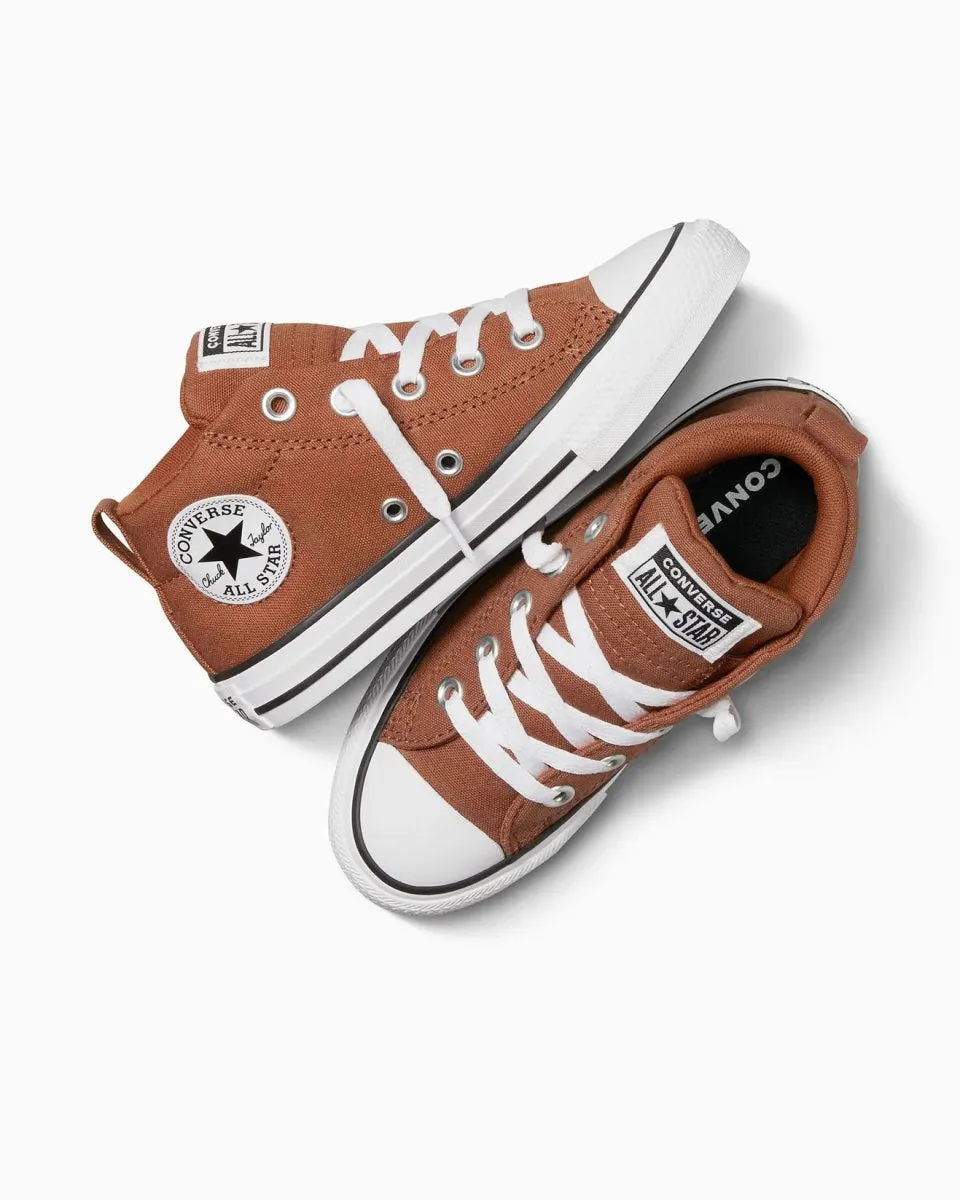 CONVERSE KIDS CHUCK TAYLOR ALL STAR STREET JUNIOR MID BROWN SHOE