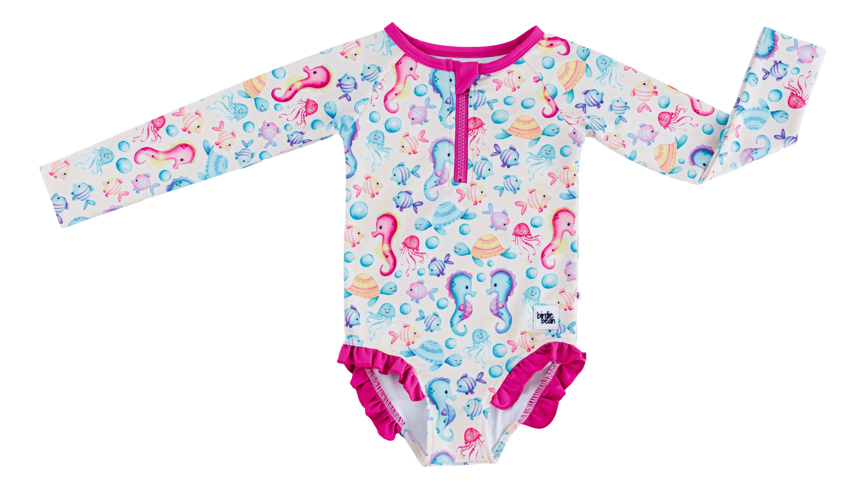 Coral Girl Rash Guard