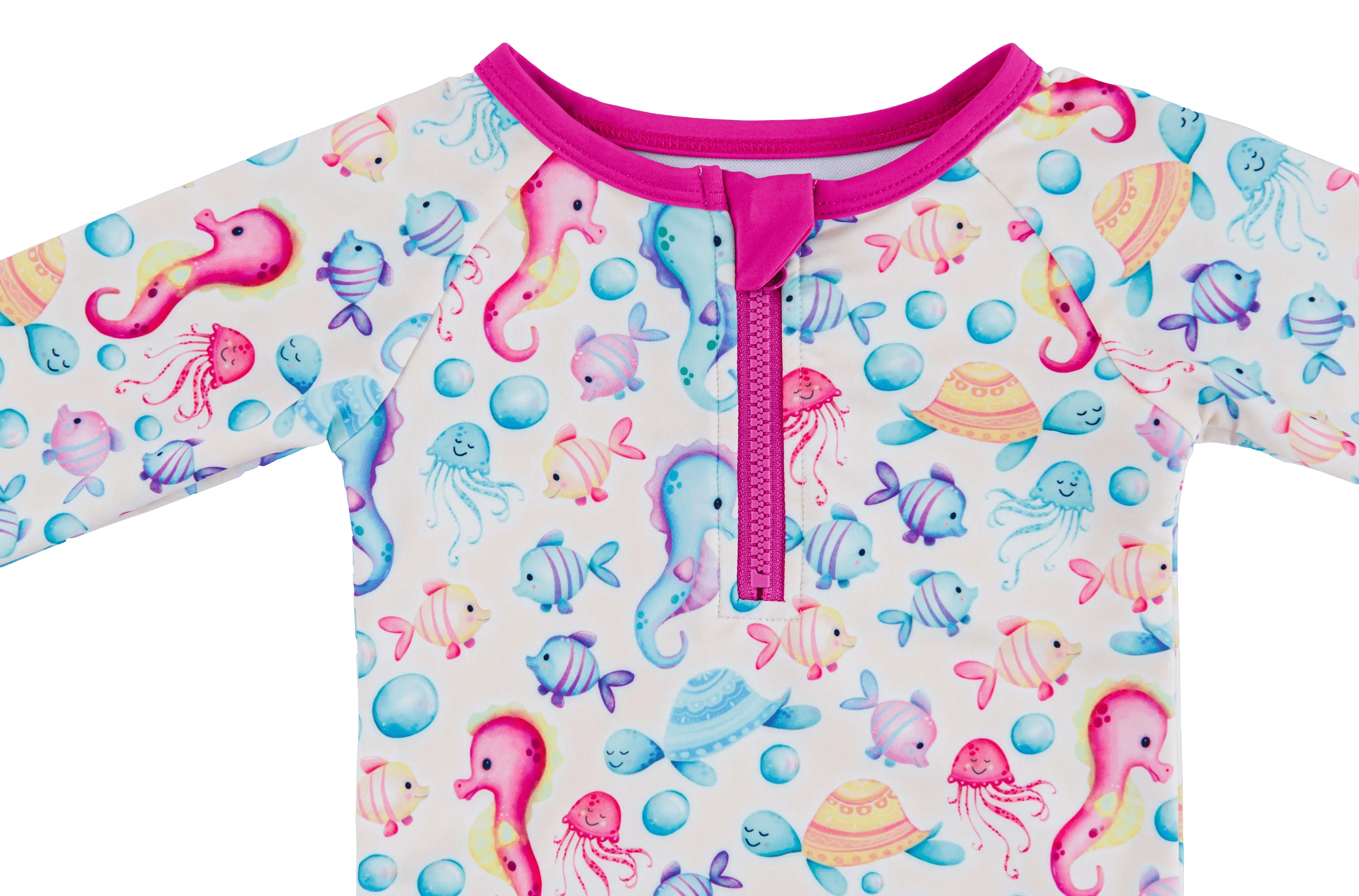 Coral Girl Rash Guard