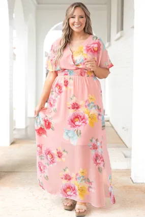 Coral Pink Sweet Laughter Dress - Shop Now.