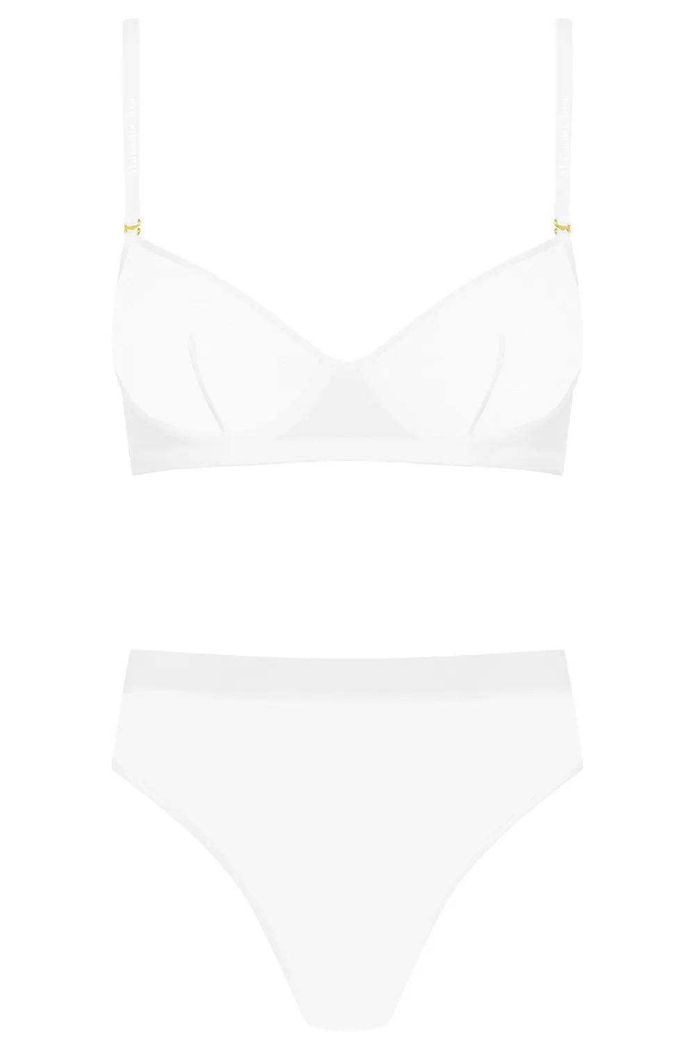 Underwired Bra and High Waist Thong Set