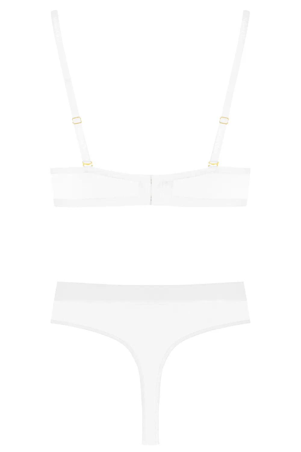 Underwired Bra and High Waist Thong Set