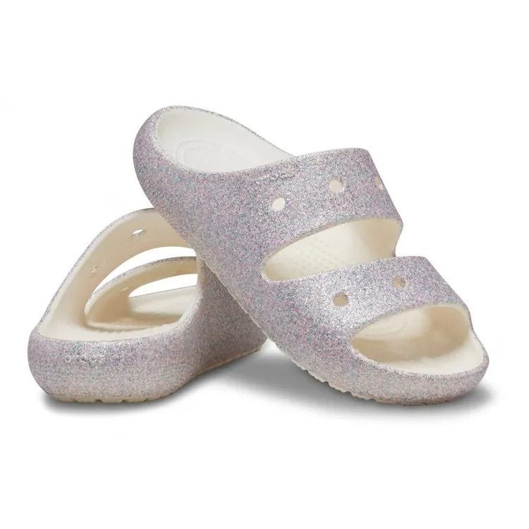 Crocs Classic Glitter Sandals for Kids with Fun Glitter