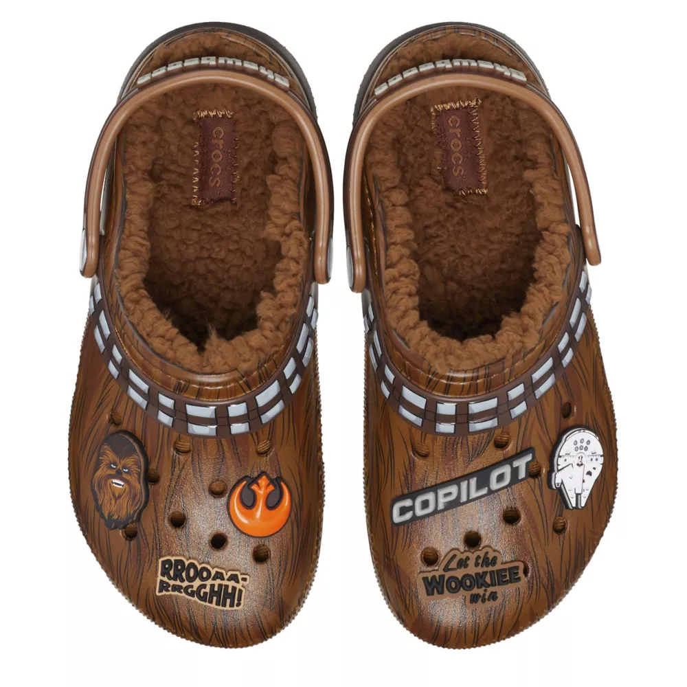 CROCS  BOYS LITTLE-BIG KID CHEWBACCA CLASSIC LINED CLOG