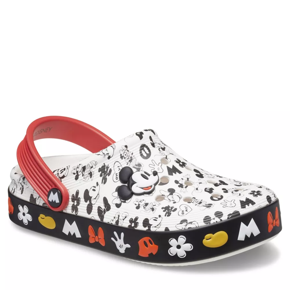 CROCS  BOYS LITTLE-BIG KID MICKEY & MINNIE OFF COURT CLOG