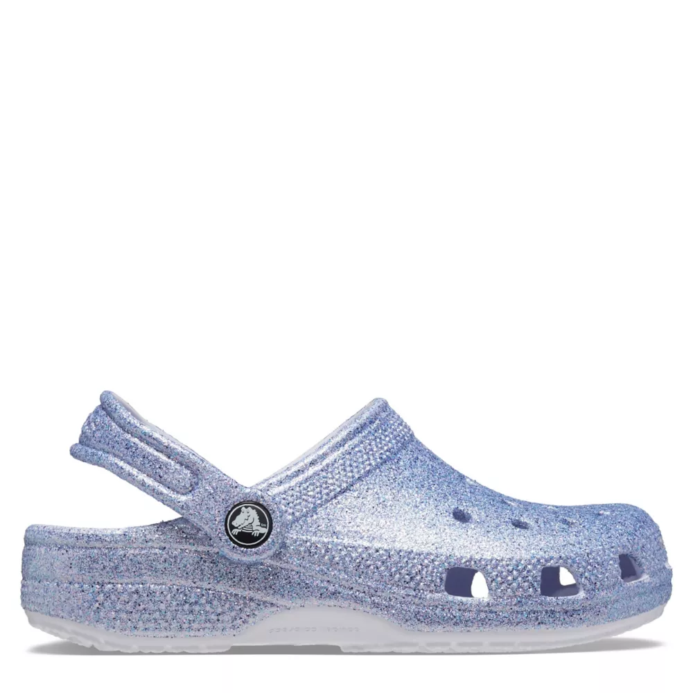 CROCS  GIRLS LITTLE-BIG KID CLASSIC GLITTER CLOG