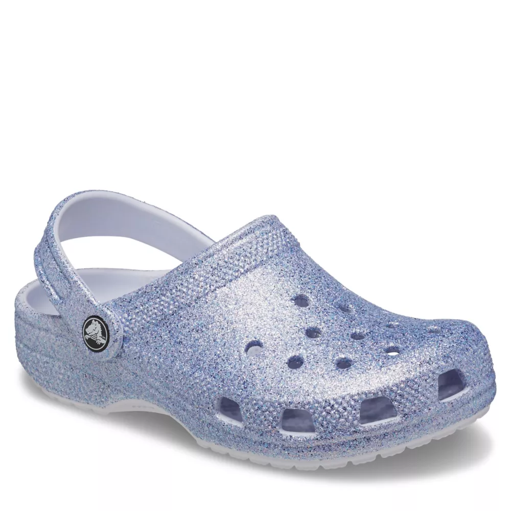 CROCS  GIRLS LITTLE-BIG KID CLASSIC GLITTER CLOG