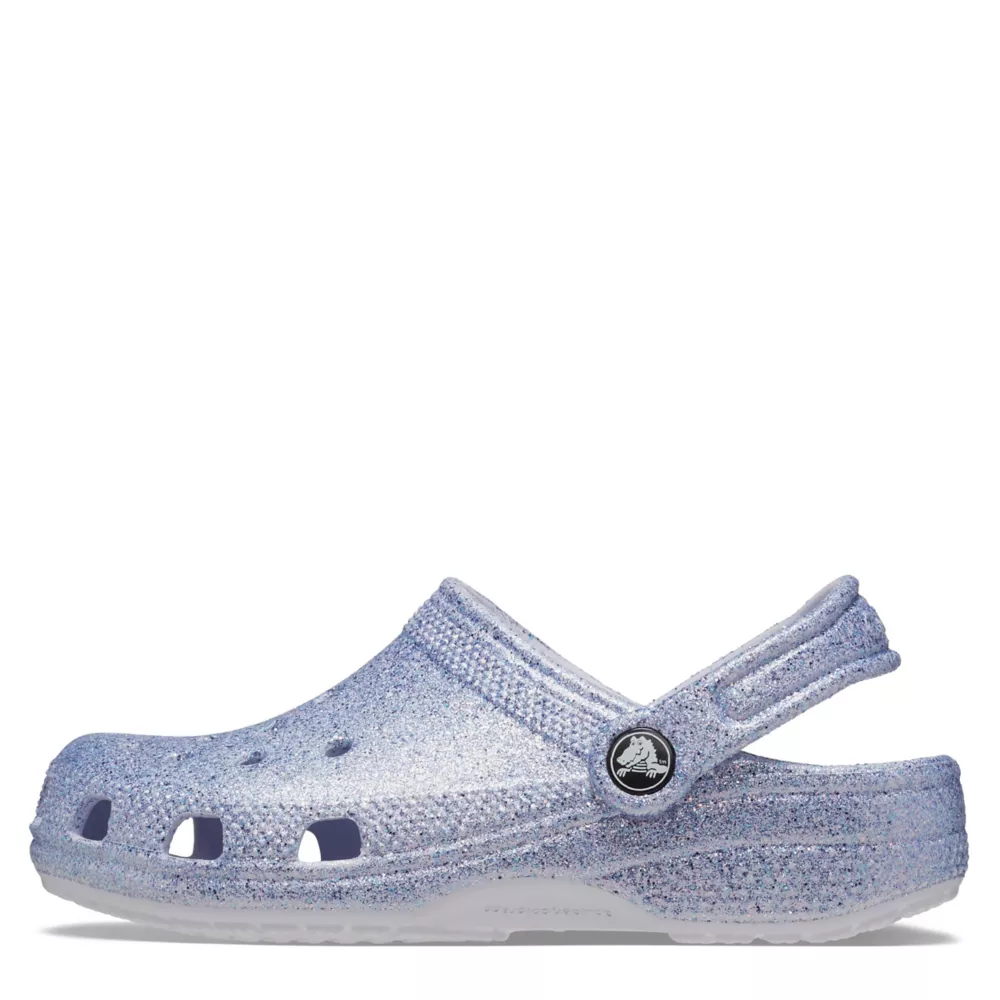 CROCS  GIRLS LITTLE-BIG KID CLASSIC GLITTER CLOG