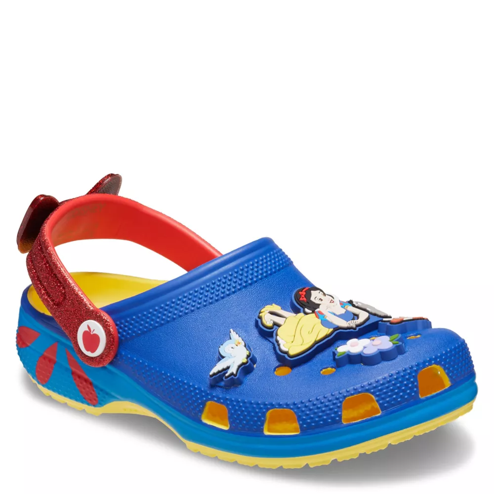 CROCS  GIRLS LITTLE-BIG KID SNOW WHITE CLASSIC CLOG