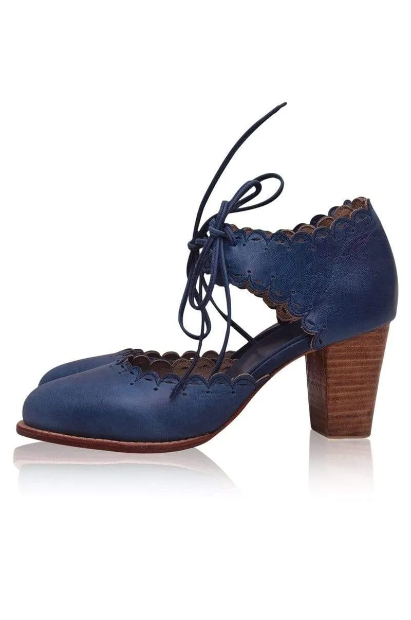 Nordic Blue Dance Queen Heels