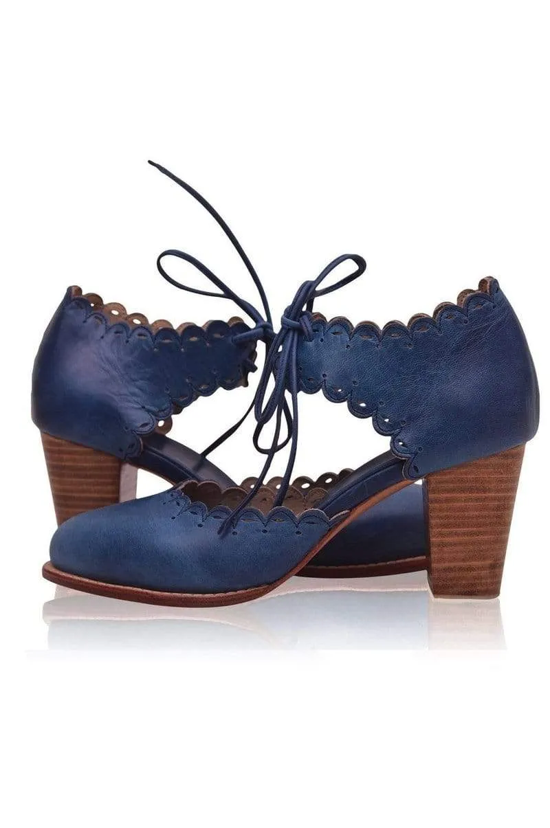 Nordic Blue Dance Queen Heels