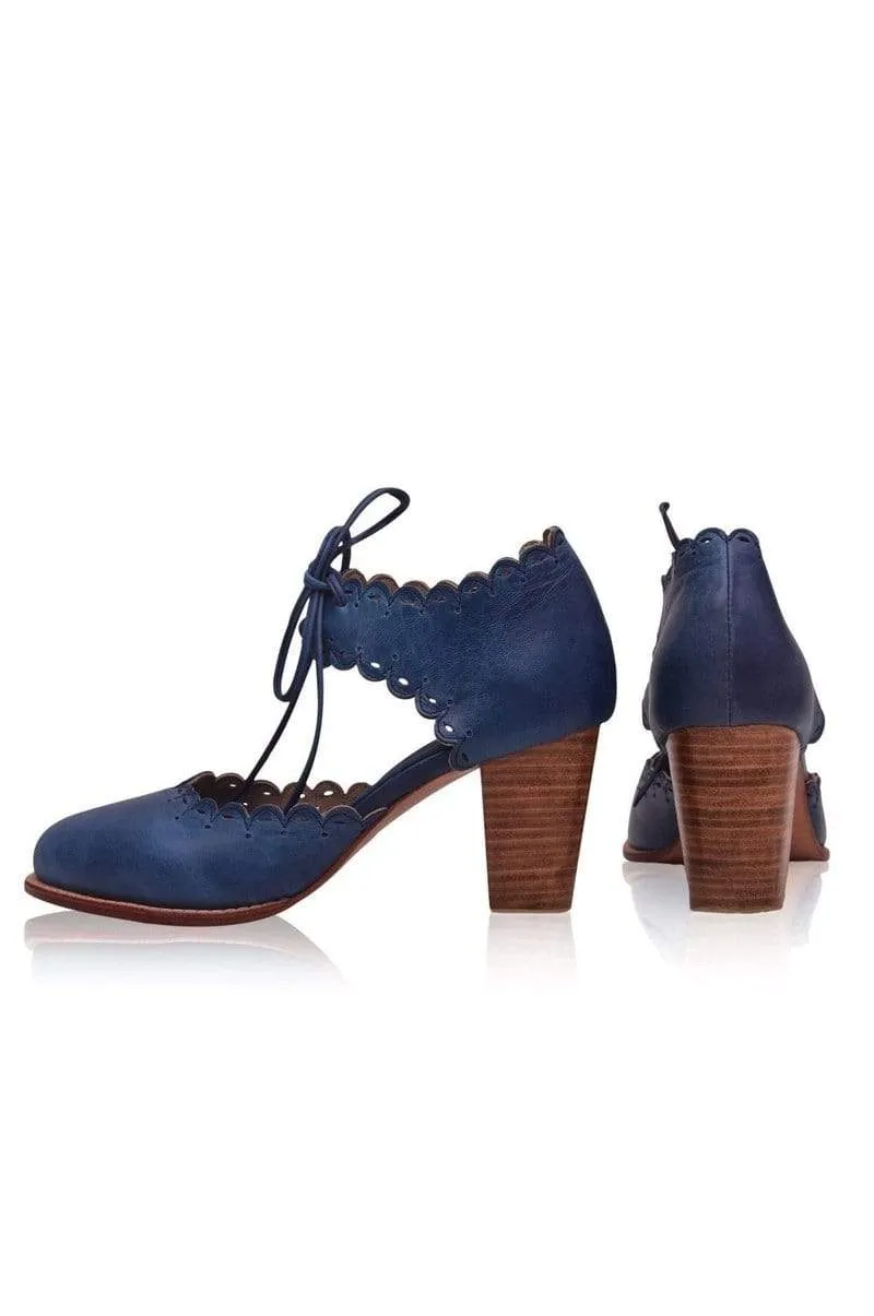 Nordic Blue Dance Queen Heels