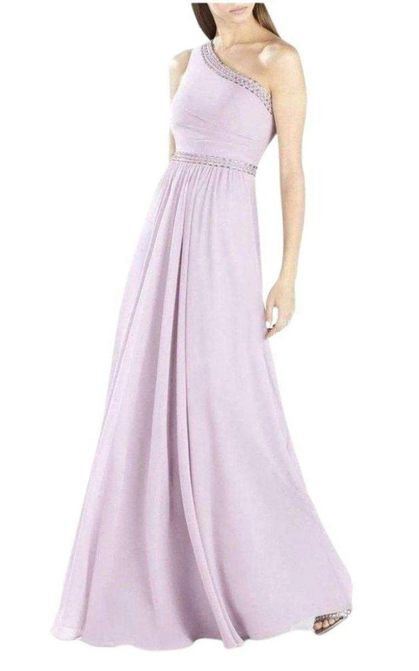 Daniele One Shoulder Embellished Gown