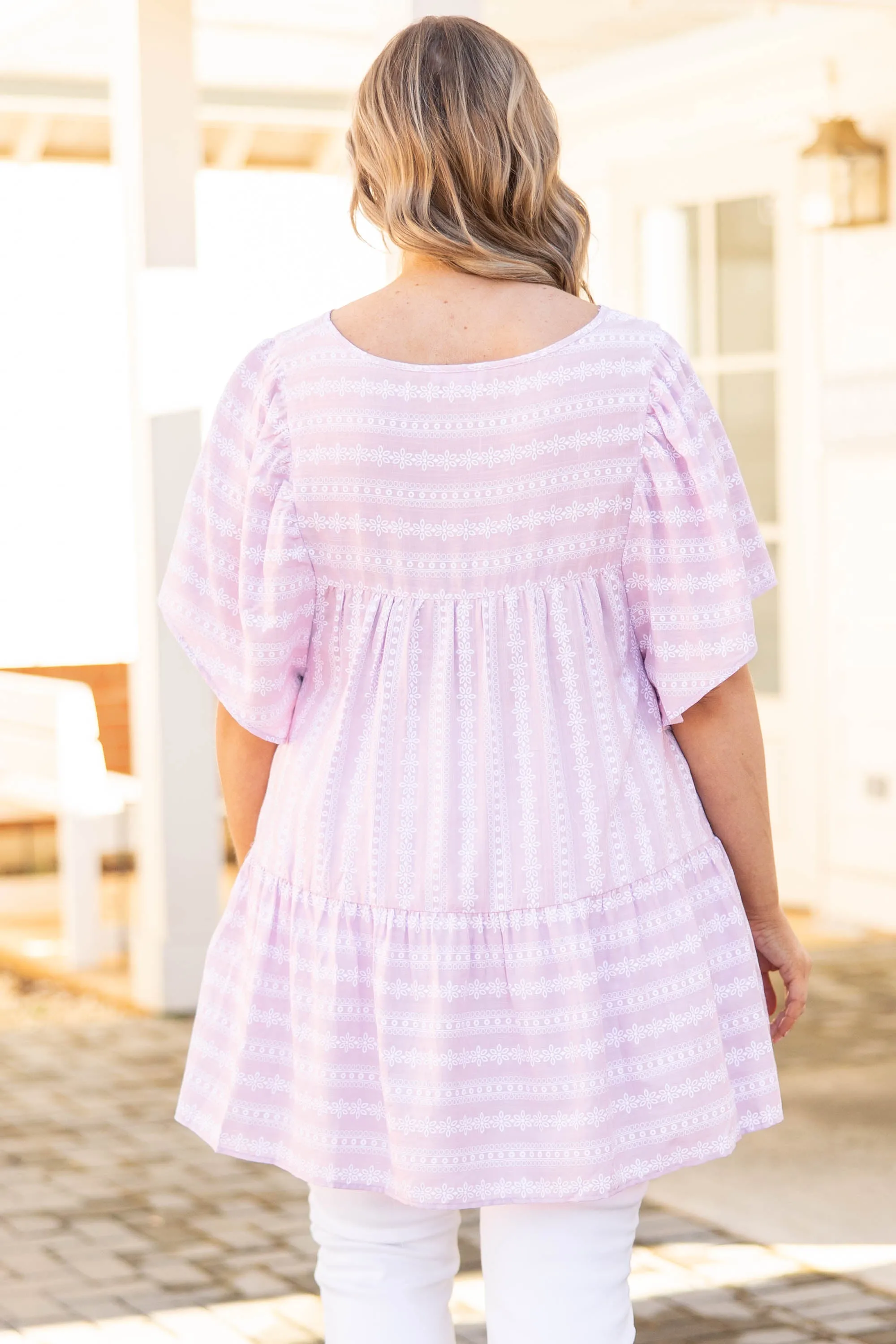 Day Top in Lavender Color