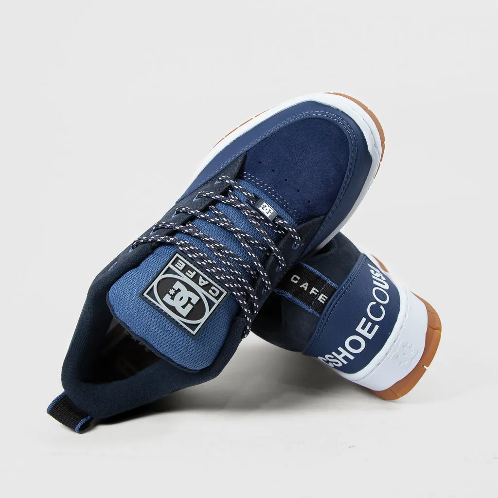 DC Shoes - Skate Cafe Clocker Shoes - Navy