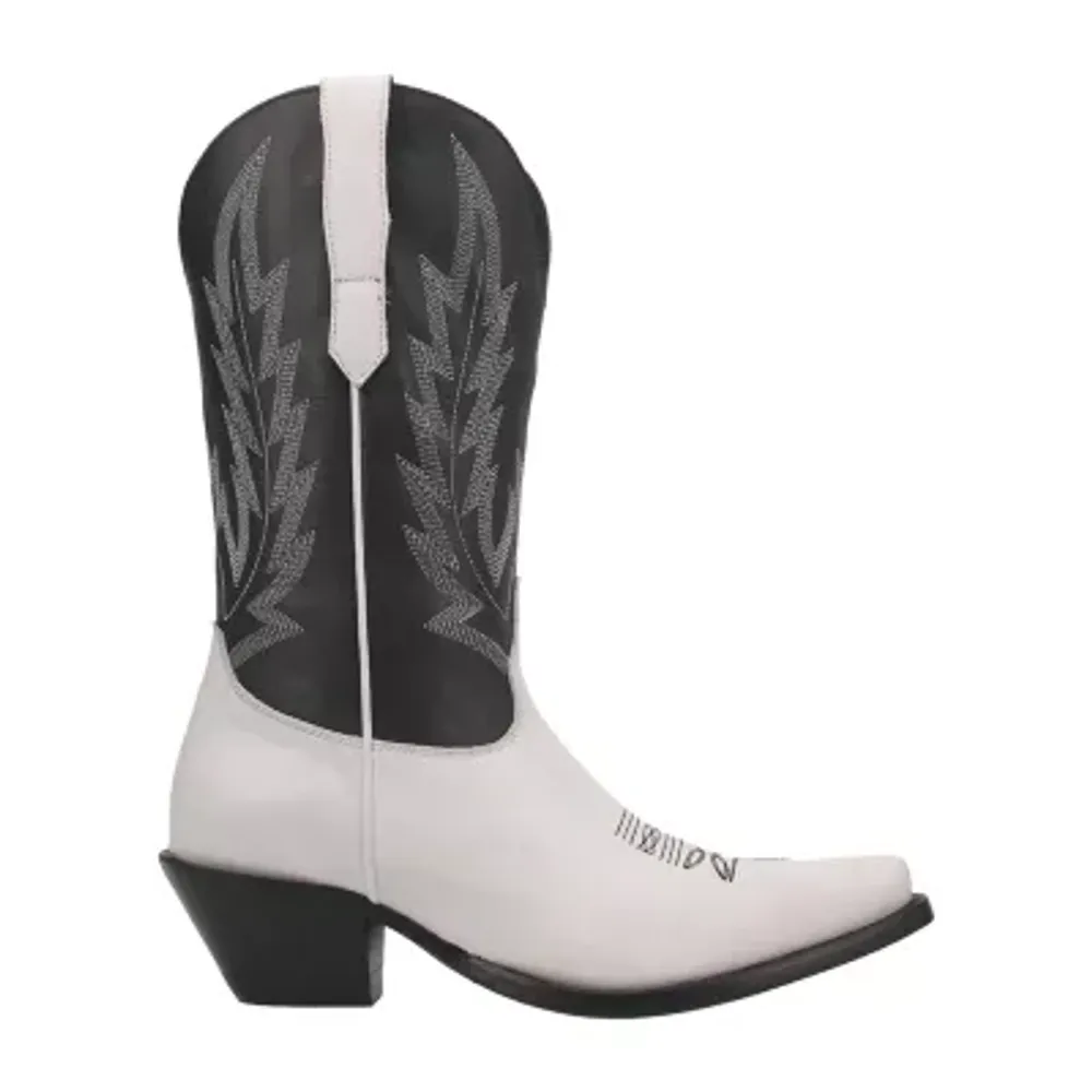 Dingo Womens Hold Yer Horses Block Heel Cowboy Boots