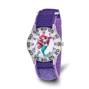 Disney Ariel Princess Purple Nylon Time Teacher Watch