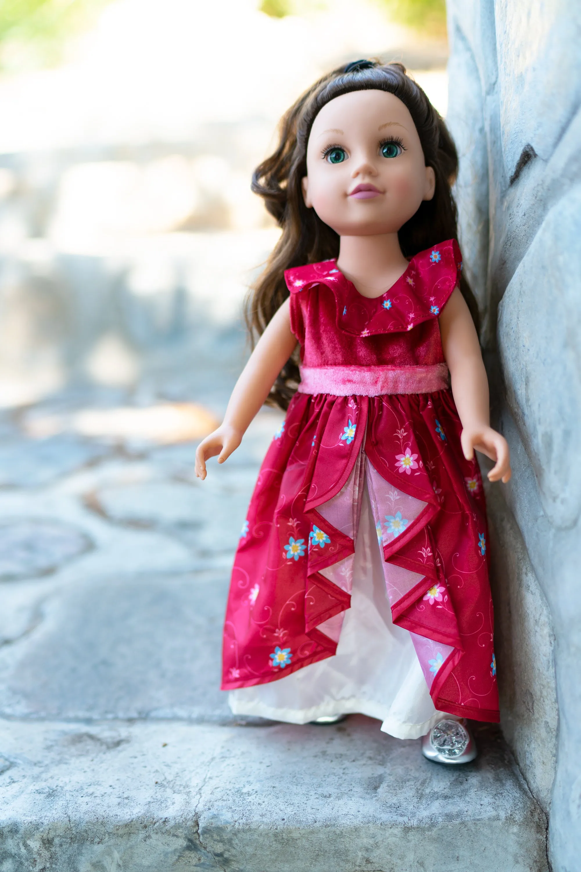 Ruby Princess Doll Dress