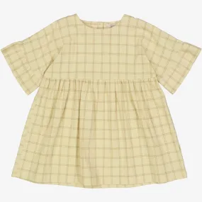 Dress Siw - buttermilk check