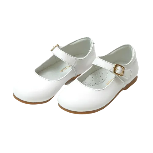 Dressy Flat Pearlized White