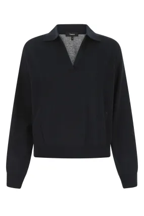 Drop Shoulder Knit Sweater by Theory