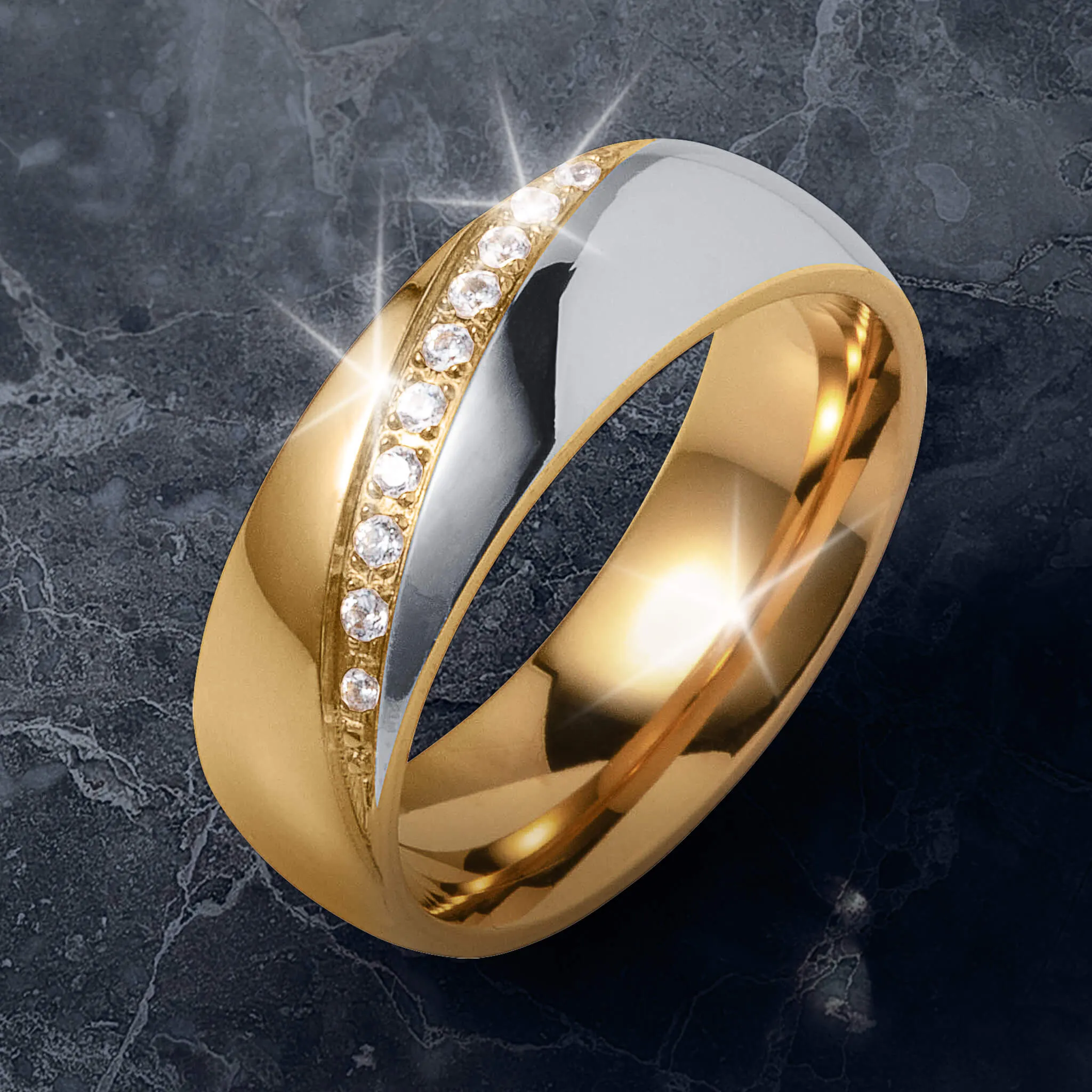 Elegant Diamond Men's Ring