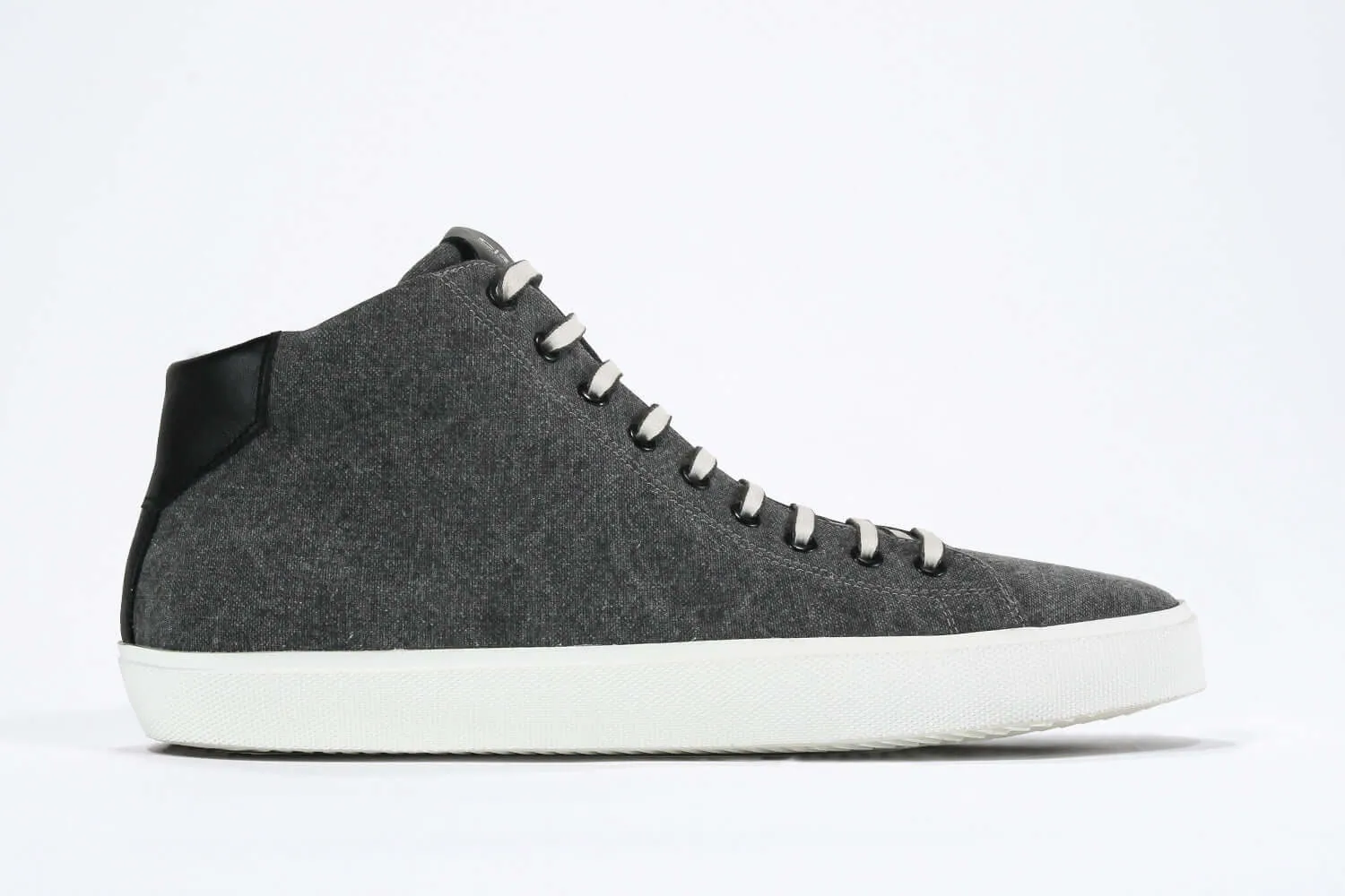 EARTH Black Denim Mid Top Men.