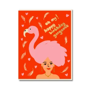 ECD Flamingo Girl - S8D - keyword optimized text