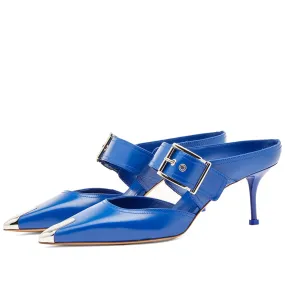 Electric Blue Alexander McQueen High Heel Mule