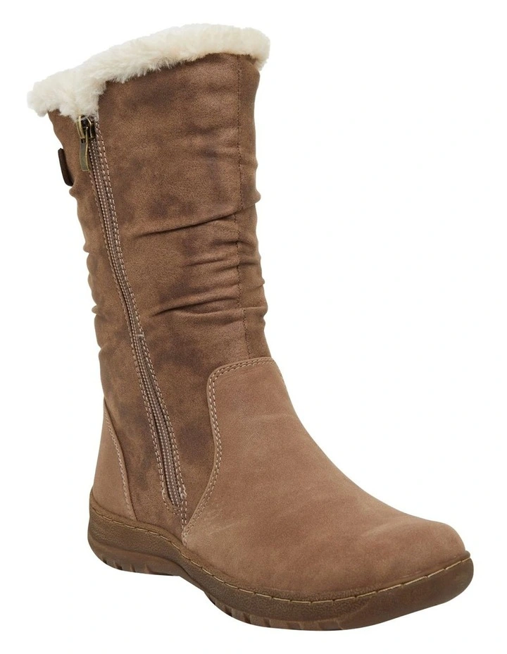 Element Taupe Microsuede Boots