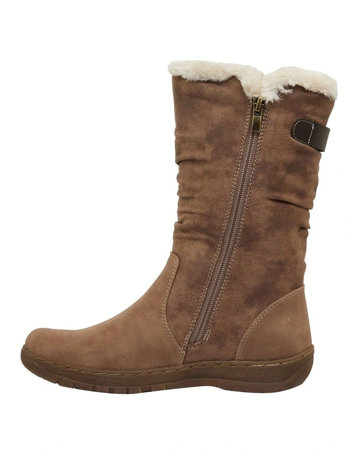 Element Taupe Microsuede Boots