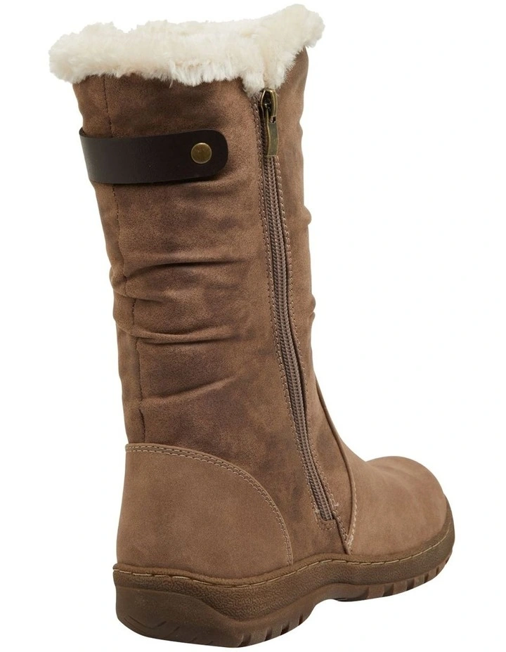 Element Taupe Microsuede Boots