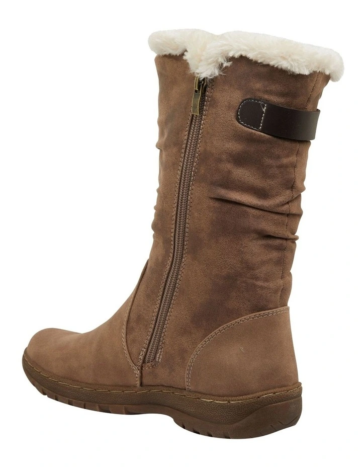 Element Taupe Microsuede Boots