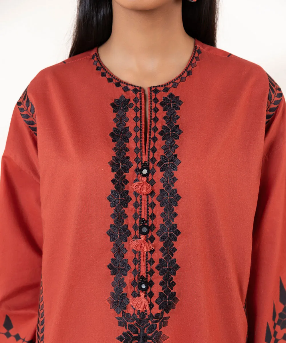 Lawn Embroidered Top