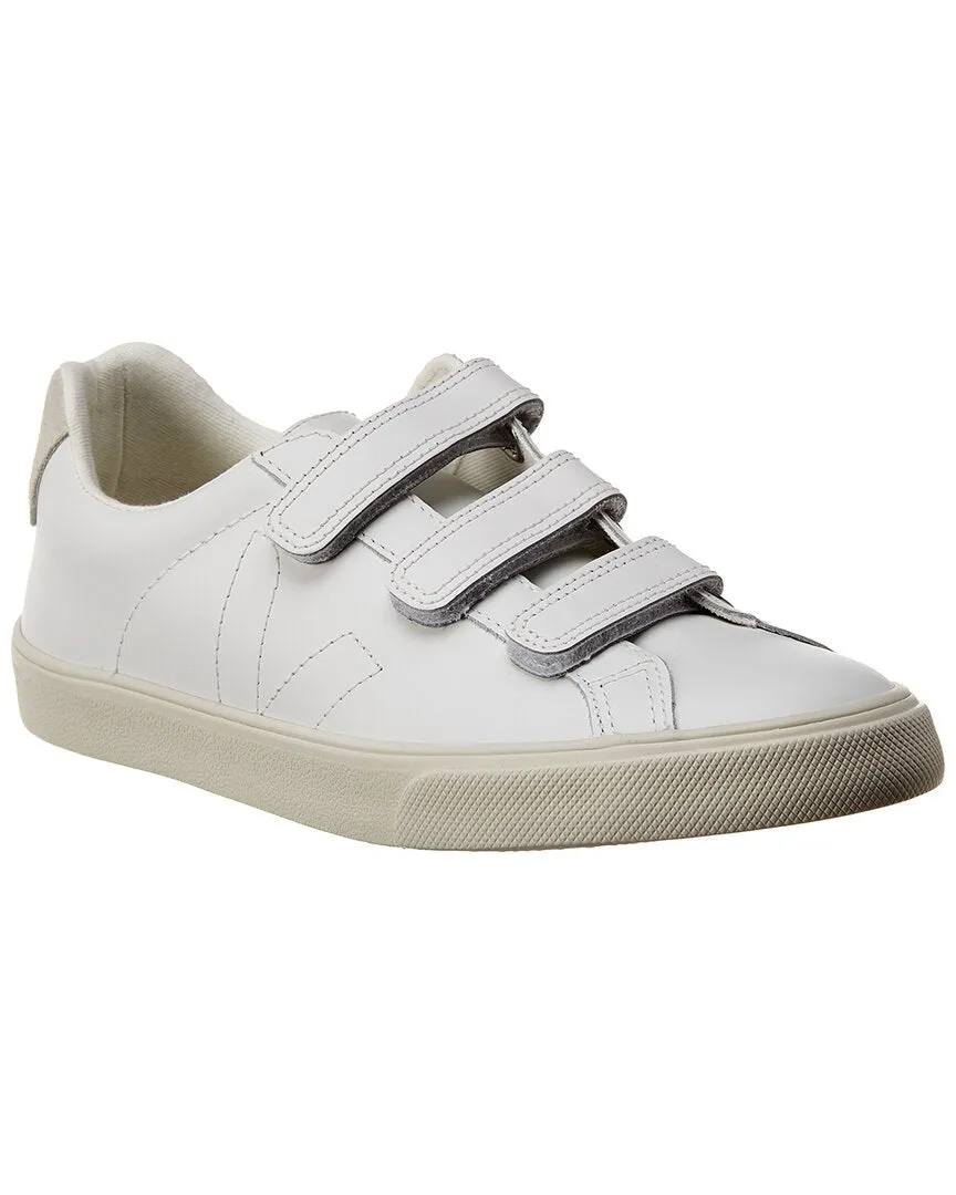 esplar triple lock leather trainers