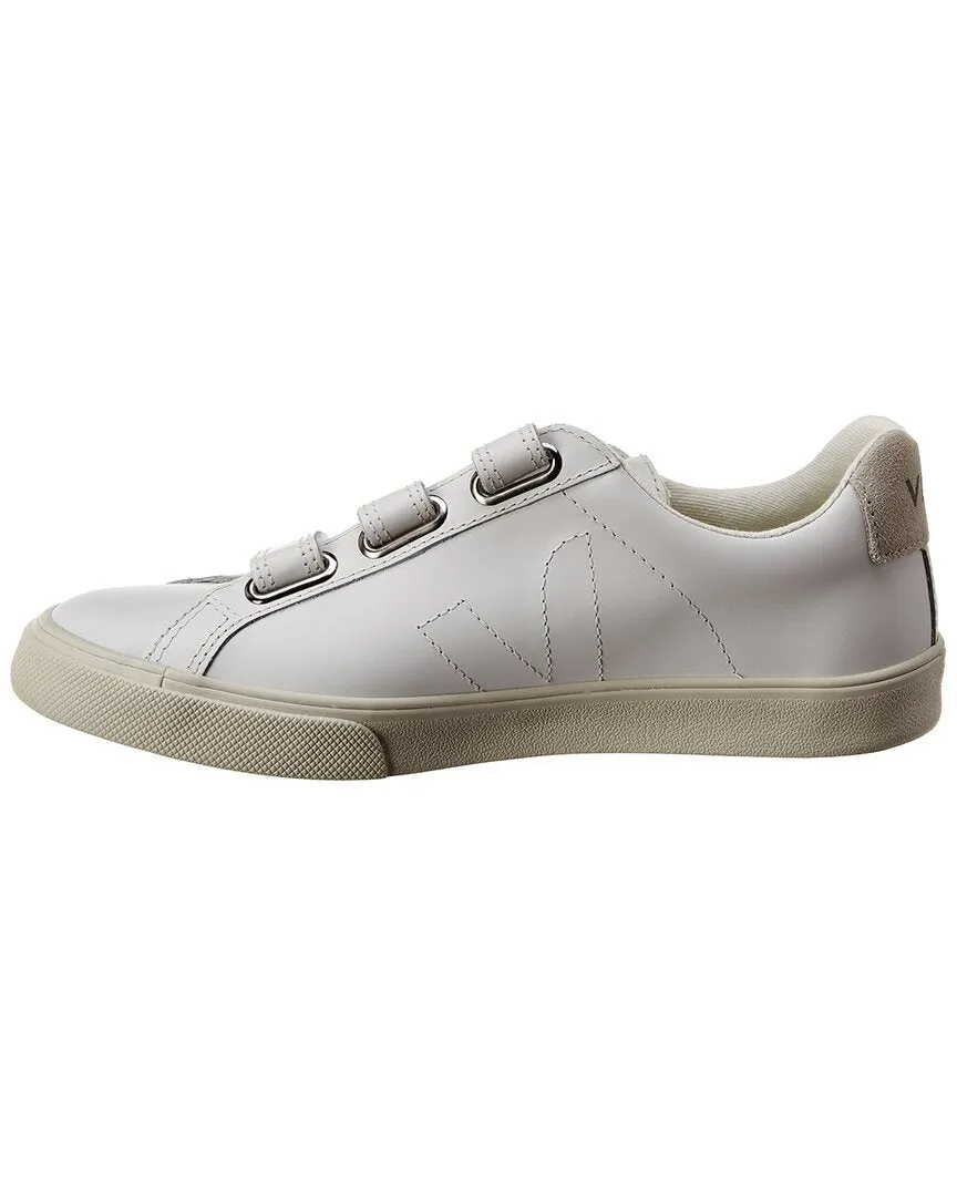 esplar triple lock leather trainers