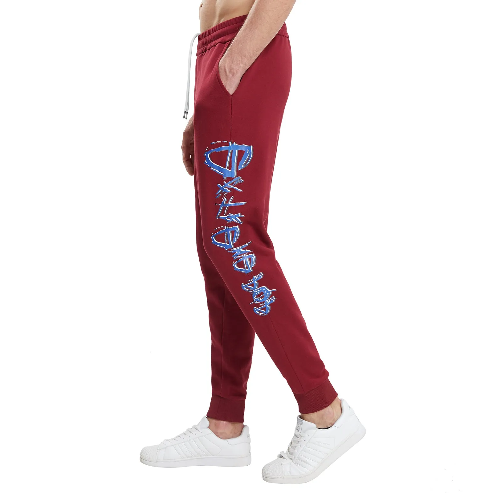 Extreme Pop Mens Tracksuit Jogging Bottoms Graphic Print Running Joggers with Pockets UK Brand